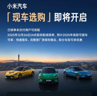 小米汽车“吆喝”卖现车的背后